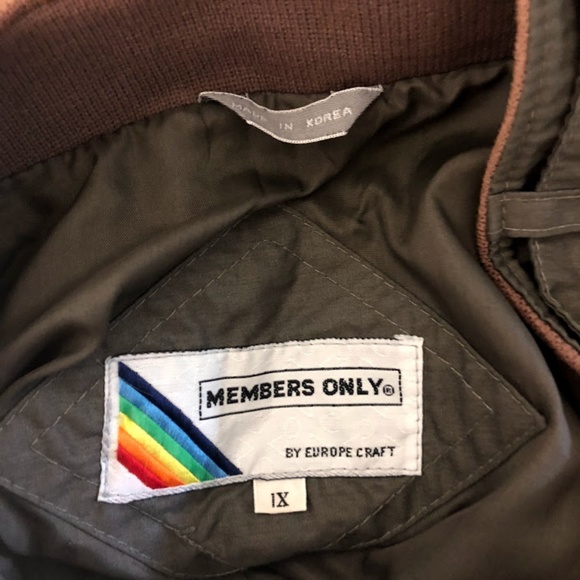 Vintage 80s Gray Members Only Jacket 1X - Picture 8 of 8